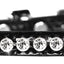 Dog, Puppy & Pet Designer Croc Collar, "One Row Clear Crystal Rimsets"