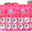 Dog, Puppy & Pet Designer Croc Collar, "Two Row Clear Crystal Rimsets"