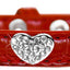 Dog, Puppy & Pet Designer Croc Collar, "Crystal Heart"