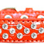 Dog, Puppy and Pet Designer Croc Collar, "Sprinkles Clear Jewel Rimsets"