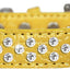 Dog, Puppy and Pet Designer Croc Collar, "Sprinkles Clear Jewel Rimsets"