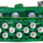 Dog, Puppy and Pet Designer Croc Collar, "Sprinkles Clear Jewel Rimsets"