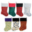 Christmas Velvet Stocking, "Whimsical Christmas Group" **Choose from 7 different patterns!**