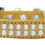 Dog, Puppy & Pet Ice Cream  Collar, "Two Row Pearl Rimsets"