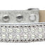 Dog, Puppy & Pet Ice Cream  Collar, "Two Row Pearl Rimsets"