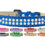 Dog, Puppy & Pet Ice Cream  Collar, "Two Row Pearl Rimsets"