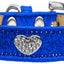 Dog, Puppy & Pet Ice Cream Collar, "Clear Crystal Heart"