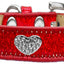 Dog, Puppy & Pet Ice Cream Collar, "Clear Crystal Heart"