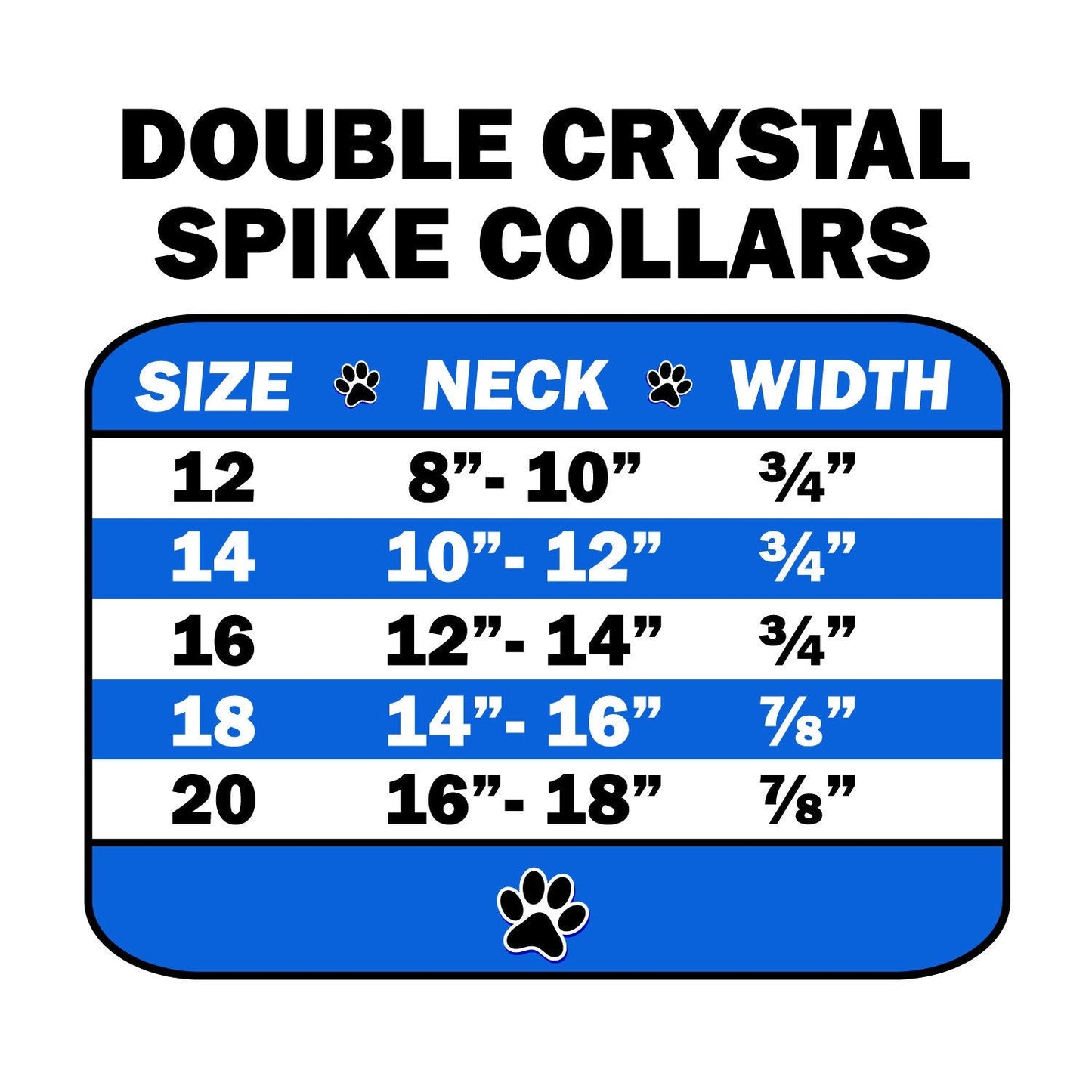 Dog, Puppy and Pet Ice Cream  Collar, "Double Crystal & Bright Pink Spikes"