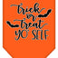 Halloween Pet and Dog Bandana Screen Printed, "Trick Or Treat Yo' Self"