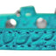 Dog, Puppy & Pet Designer Croc Collar, "Plain 3/8" Wide"