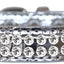 Dog, Puppy & Pet Designer Croc Collar, "Two Row Clear Crystal Rimsets"