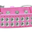 Dog, Puppy & Pet Fashion  Collar, "Two Row Clear Crystal Rimsets"