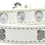 Dog, Puppy & Pet Premium Collar, "Clear Crystal Bone"