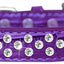 Dog, Puppy and Pet Designer Croc Collar, "Sprinkles Clear Jewel Rimsets"