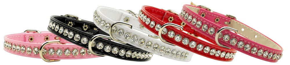 Dog, Puppy & Pet Collar, "Patent Jewel Beverly"