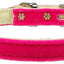 Dog, Puppy & Pet Plain Collar, "3/8" Velvet"