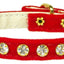 Dog, Puppy & Pet Collar, "#10 Crystal Velvet"