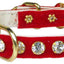 Dog, Puppy & Pet Collar, "#16 Crystal Velvet"