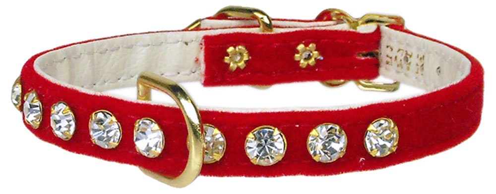 Dog, Puppy & Pet Collar, "#16 Crystal Velvet"