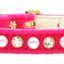 Dog, Puppy and Pet Collar, "Velvet Pearl & Crystal"