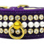 Dog, Puppy and Pet Collar, "Velvet Mini Pearl & Crystal"