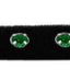 Dog, Puppy & Pet Leash, "Black Velvet Jeweled"