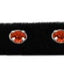 Dog, Puppy & Pet Leash, "Black Velvet Jeweled"