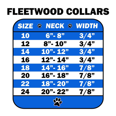 Dog, Puppy & Pet Collar, "Fleetwood Rhinestone"