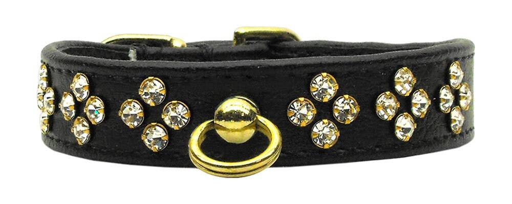 Dog, Puppy & Pet Collar, "Tiara Rhinestone"