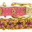 Dog, Puppy & Pet Collar, "Hampton Crystal Flower"