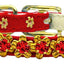 Dog, Puppy & Pet Collar, "Hampton Crystal Flower"