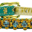 Dog, Puppy & Pet Collar, "Hampton Crystal Flower"