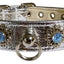 Dog, Puppy & Pet Collar, "Starlite Crystal Flower"