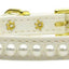 Dog, Puppy & Pet Collar, "3/8" Wide Pearl"