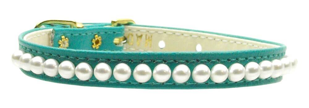 Dog, Puppy & Pet Collar, "3/8" Wide Pearl"