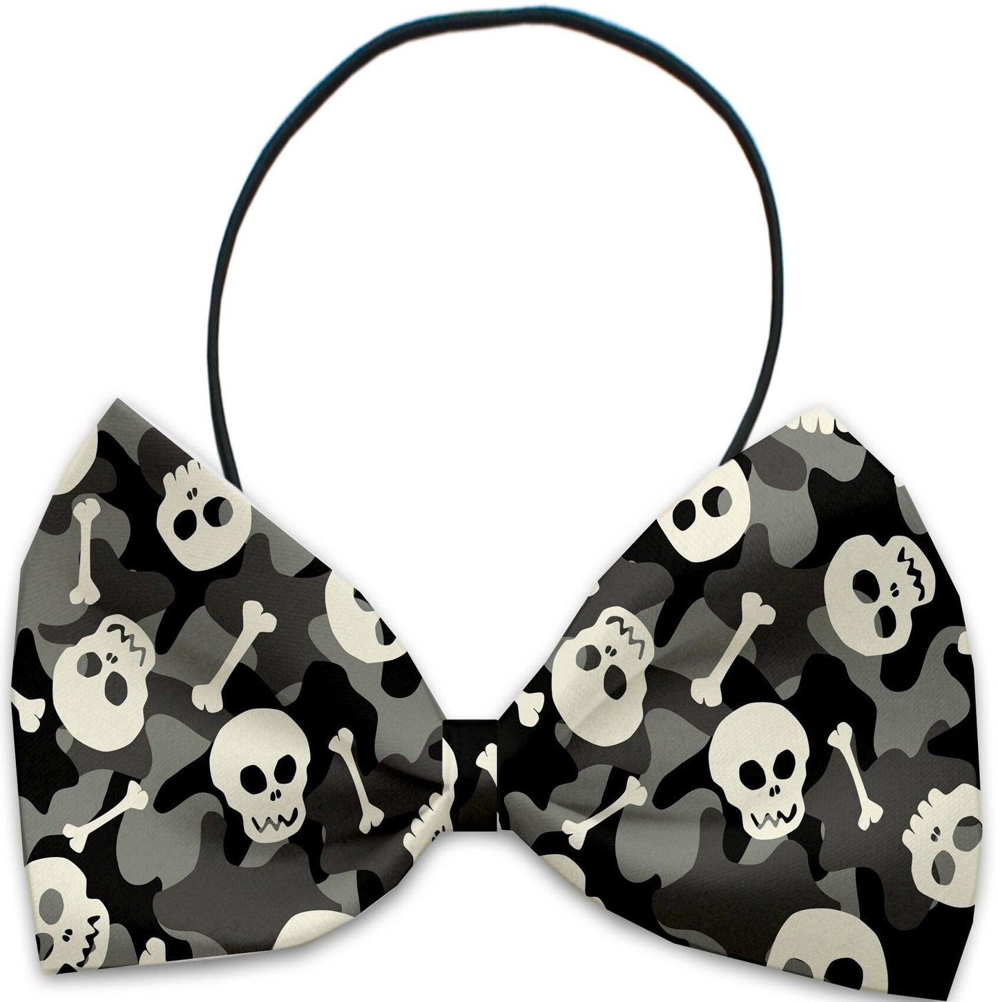 Halloween Pet, Dog and Cat Bow Ties, "Skulls Group" *Available in 12 different pattern options!*