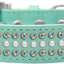 Dog, Puppy and Pet Fashion  Collar, "Ritz Pearl & Aurora Borealis Crystals Rimsets"