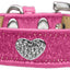 Dog, Puppy & Pet Ice Cream Collar, "Clear Crystal Heart"