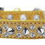 Dog, Puppy and Pet Ice Cream  Collar, "Double Crystal & Clear Spikes"