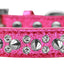 Dog, Puppy and Pet Ice Cream  Collar, "Double Crystal & Clear Spikes"