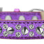 Dog, Puppy and Pet Ice Cream  Collar, "Double Crystal & Clear Spikes"