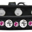 Dog, Puppy & Pet Jeweled Collar, "Posh Crystal Rimsets"