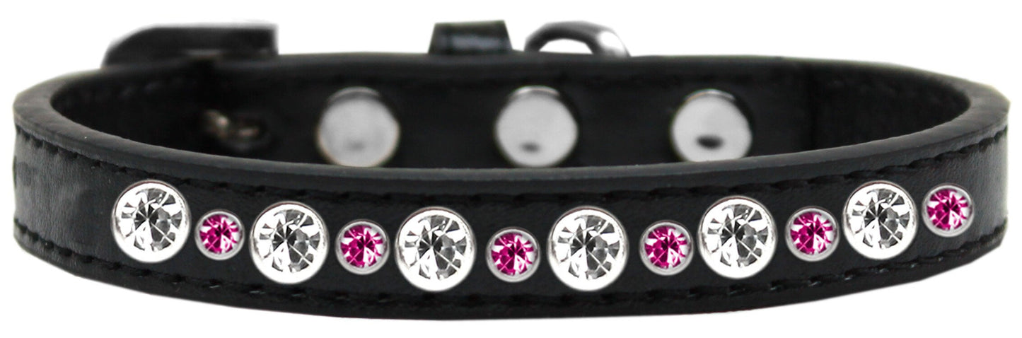 Dog, Puppy & Pet Jeweled Collar, "Posh Crystal Rimsets"