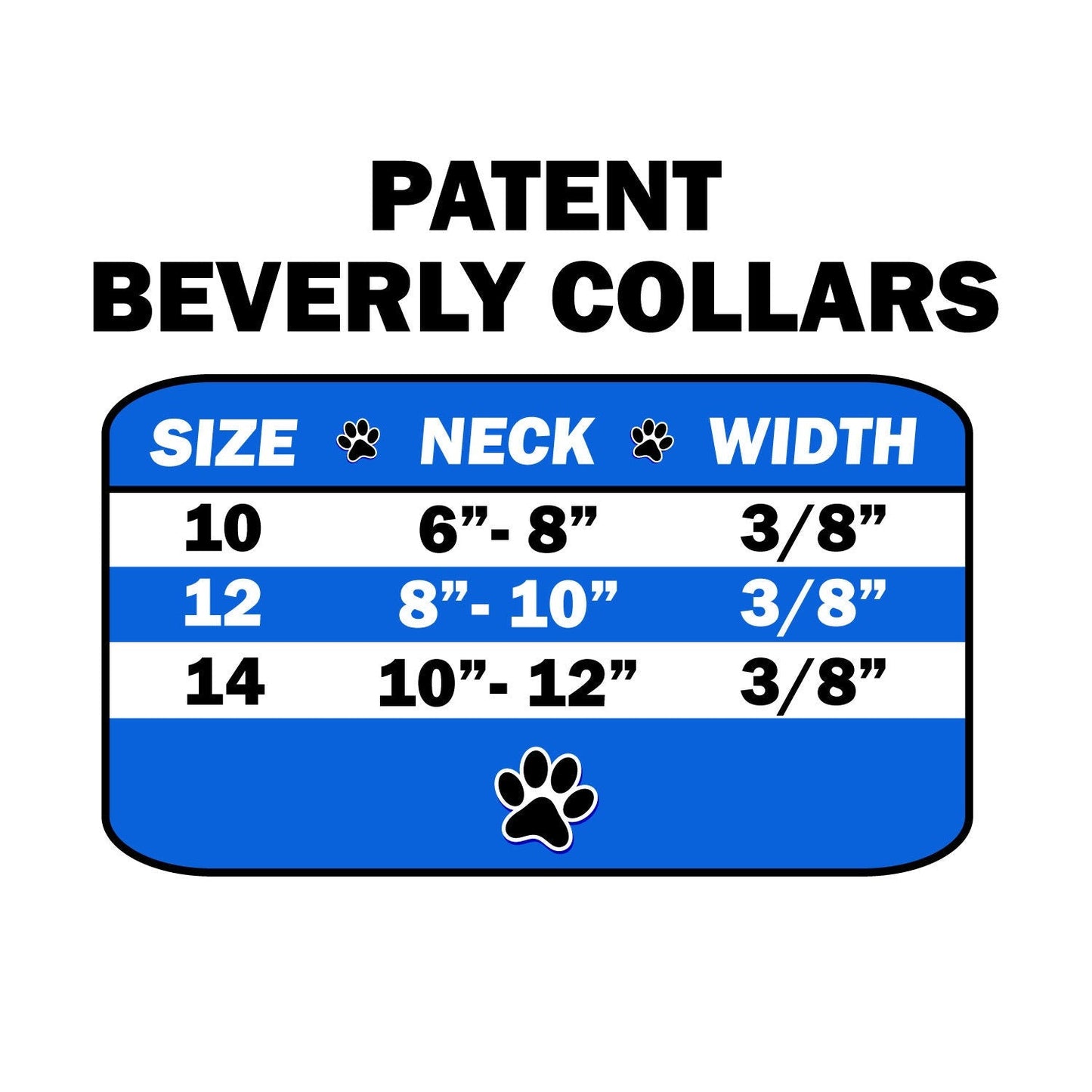 Dog, Puppy & Pet Collar, "Patent Jewel Beverly"