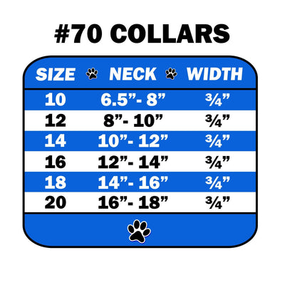 Dog, Puppy & Pet Collar, "Animal Print #70"