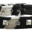 Dog, Puppy and Pet Collar, "Animal Print Crystal & Pyramid"