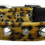 Dog, Puppy and Pet Collar, "Animal Print Crystal & Spike"