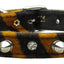 Dog, Puppy and Pet Collar, "Animal Print Crystal & Spike"