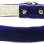 Dog, Puppy & Pet Plain Collar, "3/8" Velvet"